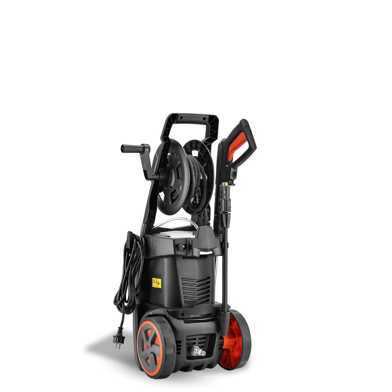 FUXTEC Hidrolimpiadora Profesional FX-HDRP2500 2500W 195 Bar con Manguera de Alta Presión de 7m, Caudal de 468 l/h, Varios Patrones de Pulverización y Tanque de Limpieza Integrado