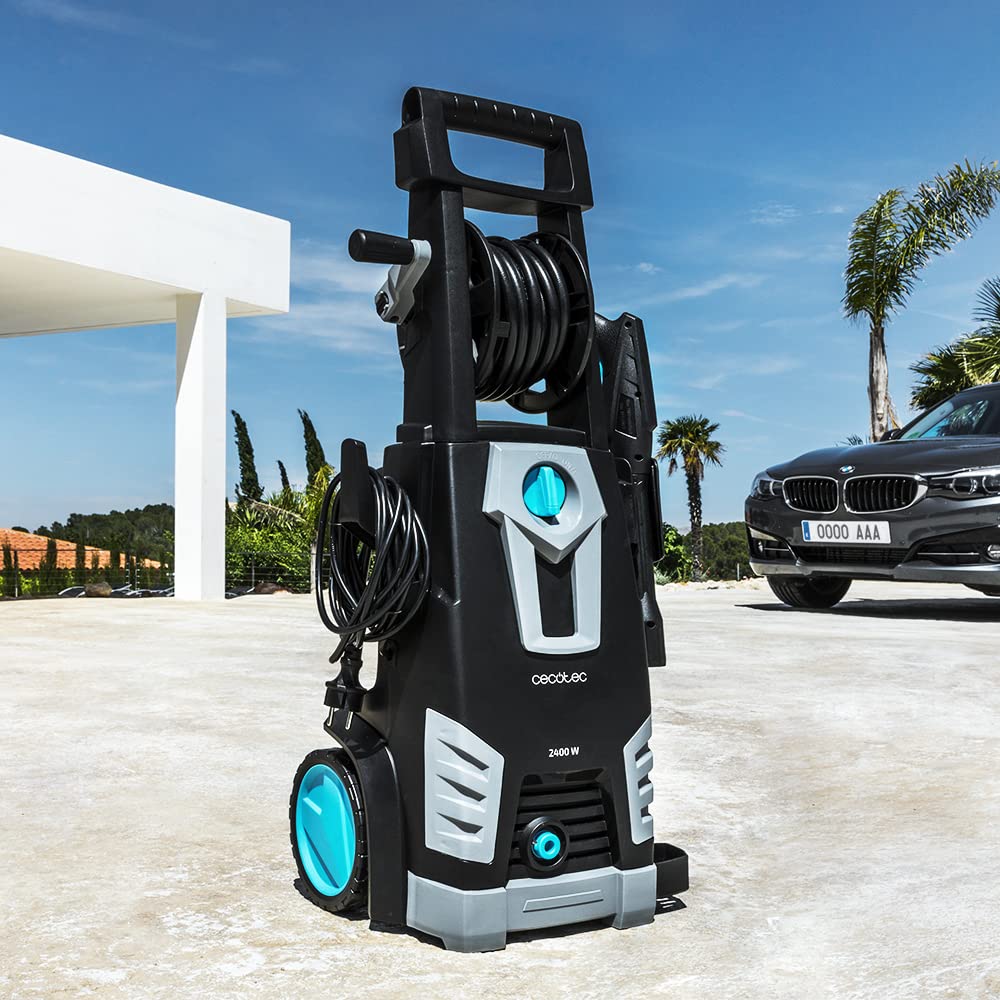 Cecotec Hidrolimpiadora HidroBoost 2400 Home&Car, 2400 W, 180 Bares, 480 l/h, Radio de Acción +14 m, para Casa y Coche, con Accesorios