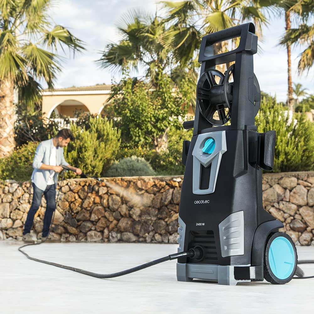 Cecotec Hidrolimpiadora HidroBoost 2400 Home&Car, 2400 W, 180 Bares, 480 l/h, Radio de Acción +14 m, para Casa y Coche, con Accesorios