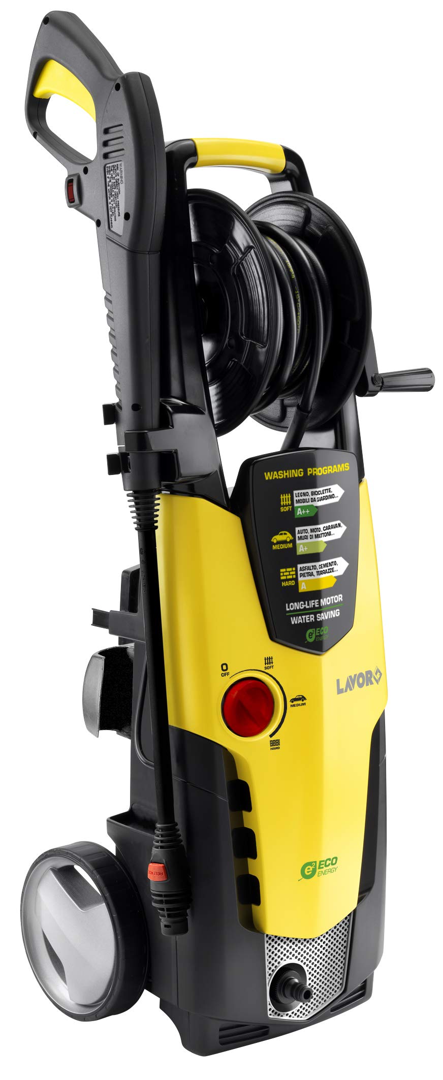Lavor 8.086.0171C Hidrolimpiadora de agua fría STM 160 WPS Plus con sistema de lavado, 2500 W, 230 V, Equipada con una gran cantidad de accesorios