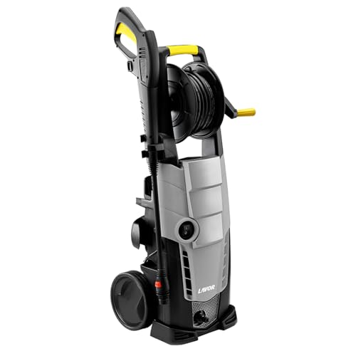 LAVOR Hidrolimpiadora de Alta Presión GALAXY 160 GL – 160 Bar, 510 l/h, 2500 W, con Carrete de Manguera y 2 Cepillos