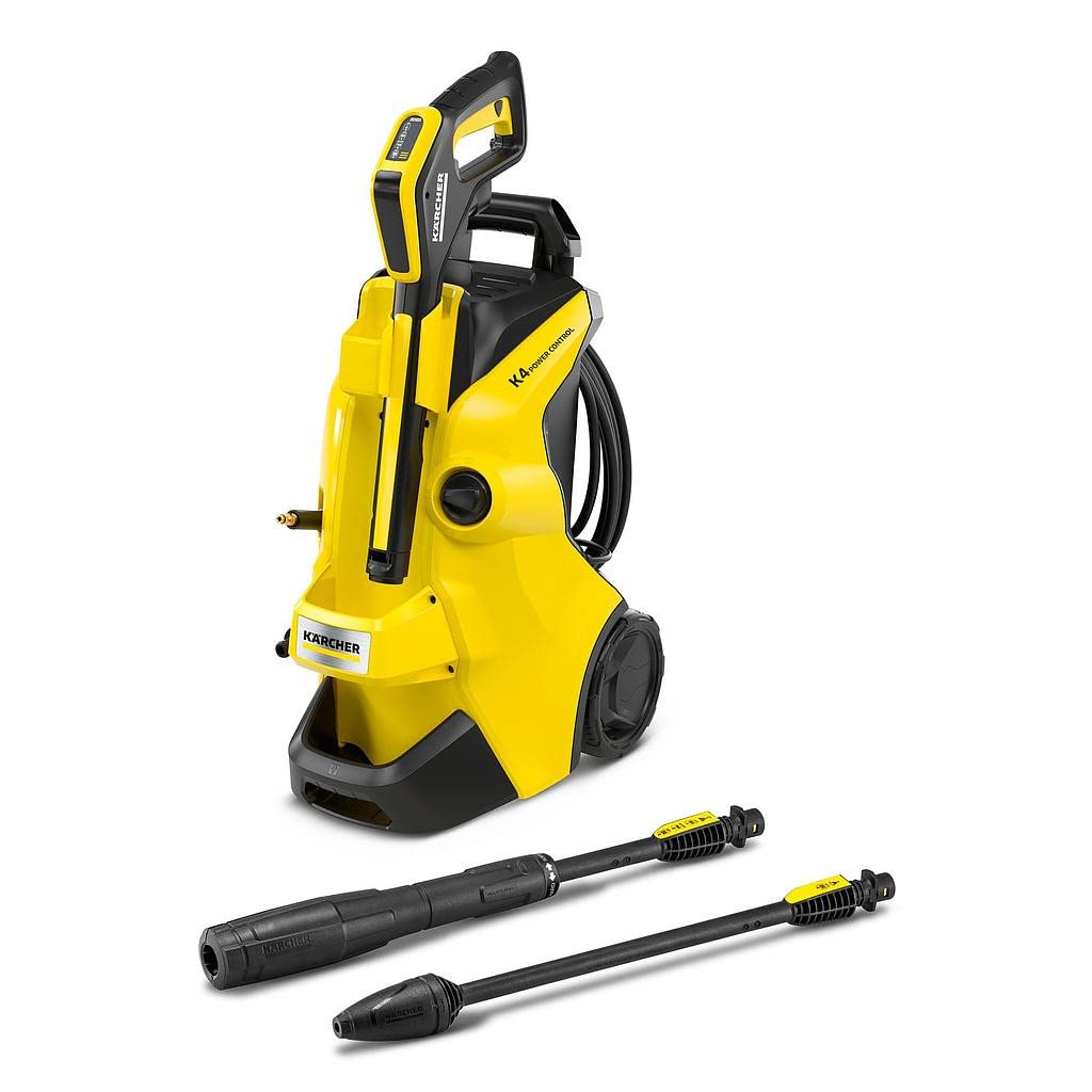 Kärcher Hidrolimpiadora K 4 Power Control – 130 Bar, 420 l/h, Boquilla Turbo, Lanza Pulverizadora, Filtro de Agua, Pistola y Manguera de Alta Presión, 11,5 kg  Demander à ChatGPT