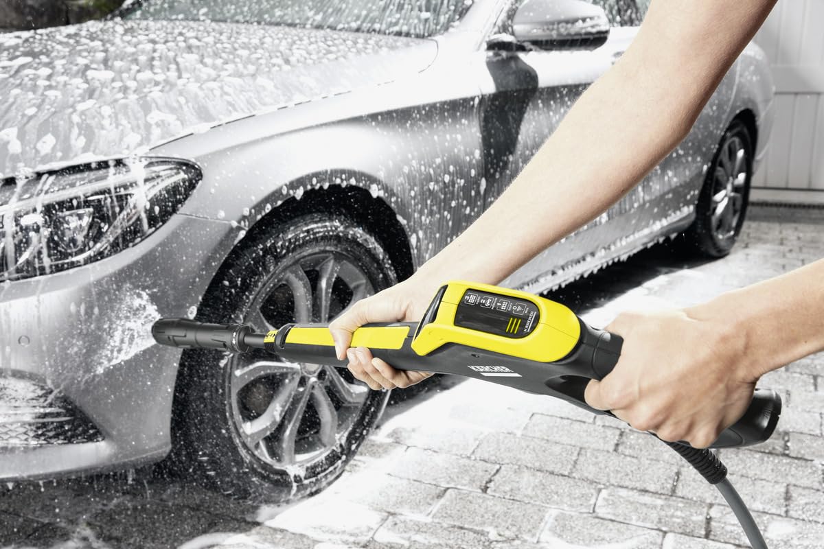 Hidrolimpiadora Kärcher K 5 Power Control Flex – 145 Bar, 500 l/h, 40 m²/h, con Pistola de Alta Presión, Boquilla Turbo y Lanza Pulverizadora          Demander à ChatGPT